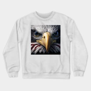 USA, Bald Eagle, America, American Flag, Crewneck Sweatshirt